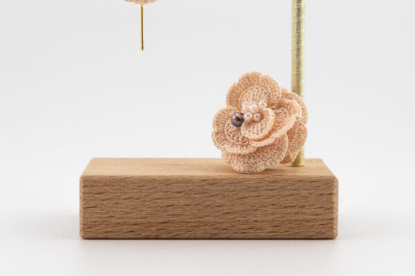 Ginkgo Drop - muted apricot - Image 4