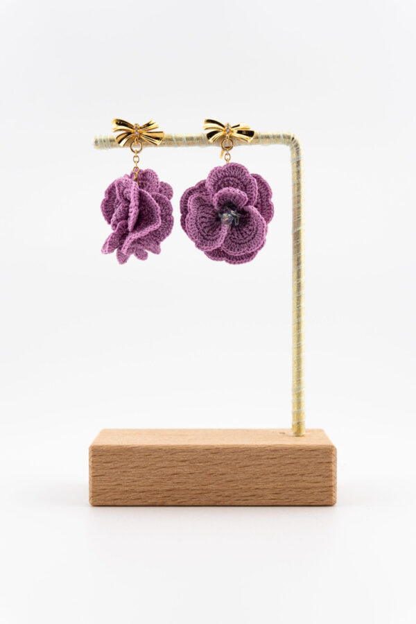 Ginkgo Drop - purple - Image 3