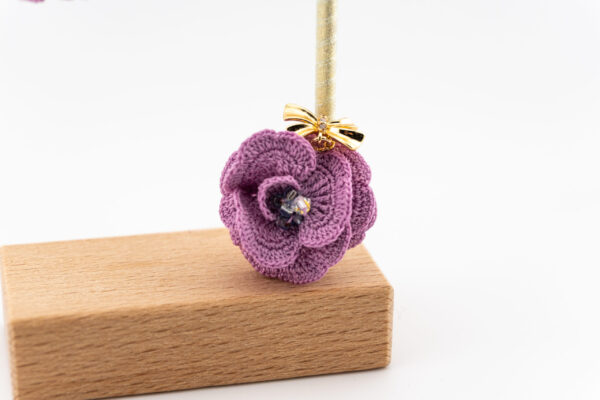 Ginkgo Drop - purple - Image 4