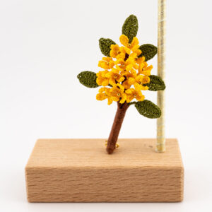 Osmanthus in Bloom Brooch - yellow