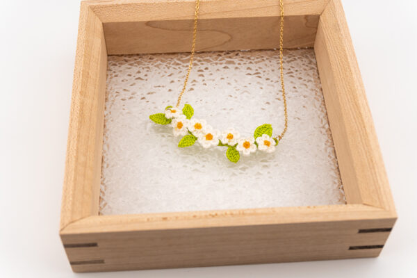 Spring Floret Necklace - white - Image 3